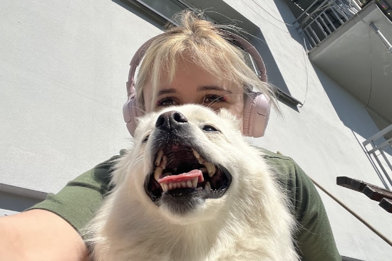 Zdjęcie Martyny z psem