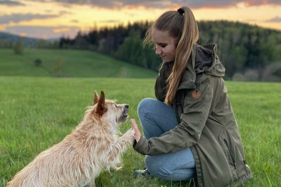 Zdjęcie Sabiny z psem